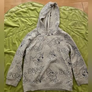 Bluey Kids Hoodie - Gray